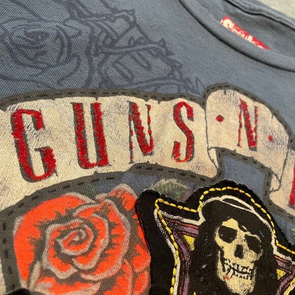 Guns N Roses Appetite for Destruction Cross Swag Tee Shirt Mens XL Vintage Band - Picture 4 of 10